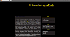 Desktop Screenshot of mind-cementery.blogspot.com