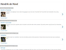 Tablet Screenshot of hendrikdehond.blogspot.com