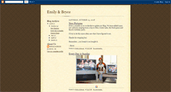 Desktop Screenshot of emilyandbryce.blogspot.com