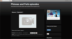Desktop Screenshot of phineas-and-ferb-episodes.blogspot.com