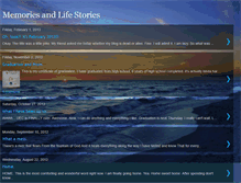 Tablet Screenshot of memoriesnlifestories.blogspot.com