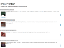 Tablet Screenshot of knittervention.blogspot.com