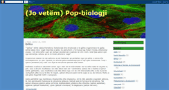 Desktop Screenshot of popbiologji.blogspot.com
