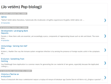 Tablet Screenshot of popbiologji.blogspot.com
