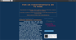 Desktop Screenshot of ponunfisioterapeutaentuvida.blogspot.com