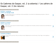 Tablet Screenshot of cadernosgaspar2.blogspot.com