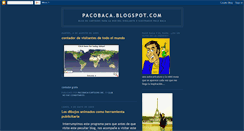 Desktop Screenshot of pacobaca.blogspot.com