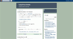 Desktop Screenshot of lazycircusannex.blogspot.com