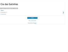 Tablet Screenshot of ciadasgatinhas.blogspot.com