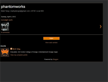 Tablet Screenshot of phantomworks.blogspot.com
