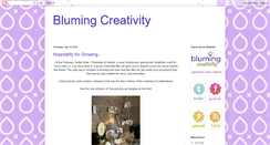 Desktop Screenshot of blumingcreativity.blogspot.com