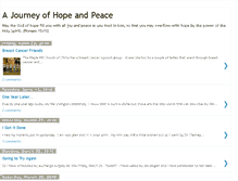 Tablet Screenshot of ajourneyofhopeandpeace.blogspot.com