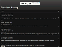 Tablet Screenshot of goodbye-sunday.blogspot.com