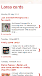 Mobile Screenshot of lorascards.blogspot.com