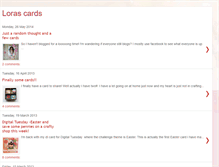 Tablet Screenshot of lorascards.blogspot.com