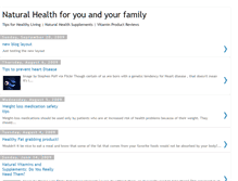 Tablet Screenshot of naturalfamilyhealth.blogspot.com