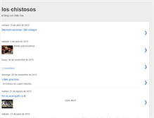 Tablet Screenshot of loschistososgraciosos.blogspot.com