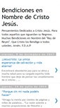 Mobile Screenshot of bendicionesennombredecristojesus.blogspot.com