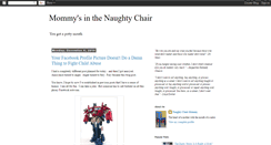 Desktop Screenshot of mommysinthenaughtychair.blogspot.com