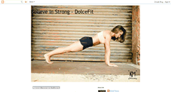 Desktop Screenshot of dolcefitness.blogspot.com