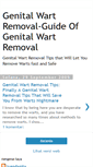 Mobile Screenshot of ongenitalwartremoval.blogspot.com