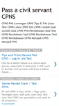 Mobile Screenshot of become-cpns.blogspot.com