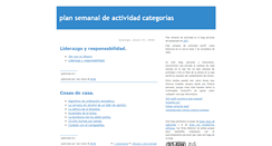 Desktop Screenshot of categoriasplansemanal.blogspot.com