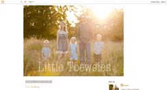 Desktop Screenshot of littletoewsies.blogspot.com