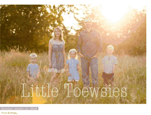 Tablet Screenshot of littletoewsies.blogspot.com