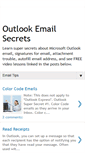 Mobile Screenshot of outlookemailsecrets.blogspot.com