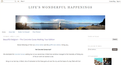 Desktop Screenshot of lifeswonderfulhappenings.blogspot.com