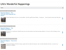 Tablet Screenshot of lifeswonderfulhappenings.blogspot.com