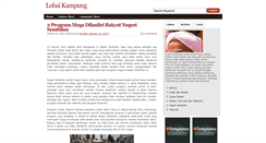 Desktop Screenshot of lobai-kampung.blogspot.com