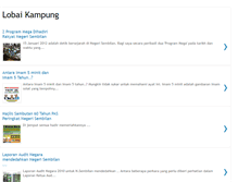 Tablet Screenshot of lobai-kampung.blogspot.com