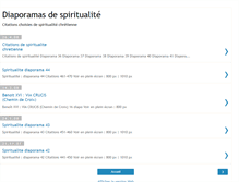 Tablet Screenshot of diaporamasdespiritualite.blogspot.com