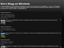 Tablet Screenshot of bertsbloggommnsters.blogspot.com