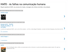 Tablet Screenshot of hiatoespetaculo.blogspot.com
