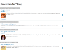 Tablet Screenshot of cancertacular.blogspot.com