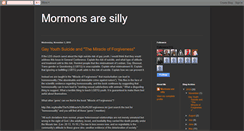 Desktop Screenshot of mormonsaresilly.blogspot.com