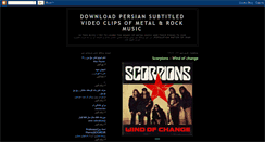 Desktop Screenshot of persiansubtitledmetalvideos.blogspot.com