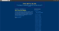 Desktop Screenshot of betaisbetter.blogspot.com