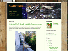 Tablet Screenshot of carpentrydiem.blogspot.com