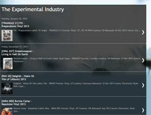 Tablet Screenshot of experimentalindustry.blogspot.com