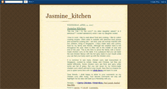 Desktop Screenshot of jasmine-kitchen.blogspot.com