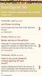 Mobile Screenshot of intelligentlife.blogspot.com