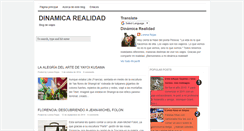 Desktop Screenshot of dinamicarealidad.blogspot.com