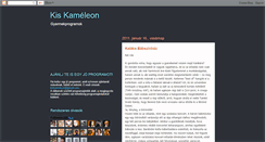 Desktop Screenshot of kiskameleon.blogspot.com