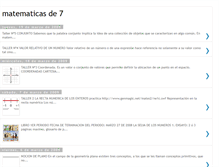 Tablet Screenshot of matematicasde7blog.blogspot.com