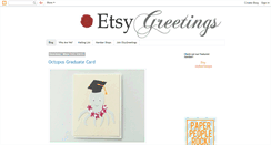 Desktop Screenshot of etsygreetings.blogspot.com