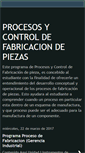 Mobile Screenshot of procesofabricacion.blogspot.com